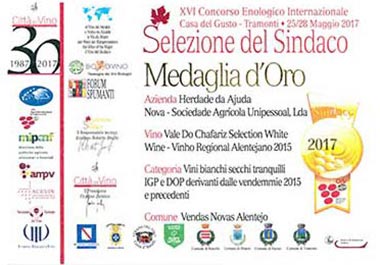 MEDALHA DE OURO 2017 - Selezione del Sindaco